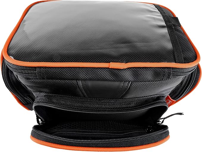 Ibera Bike Handlebar Bag for Camera Equipment, Clip-on Quick Release Bicycle Bag with Rain Cover and Map Sleeve, Medium (IB-HB4)