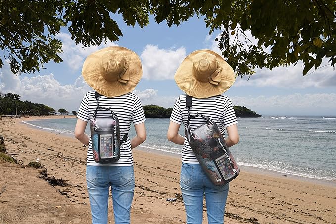 Waterproof Dry Bag - Lightweight Dry Sack with Seals and Waterproof Case - Float on Water - Keeps Gear Dry for Kayaking, Beach, Rafting, Boating, Hiking, Camping and Fishing