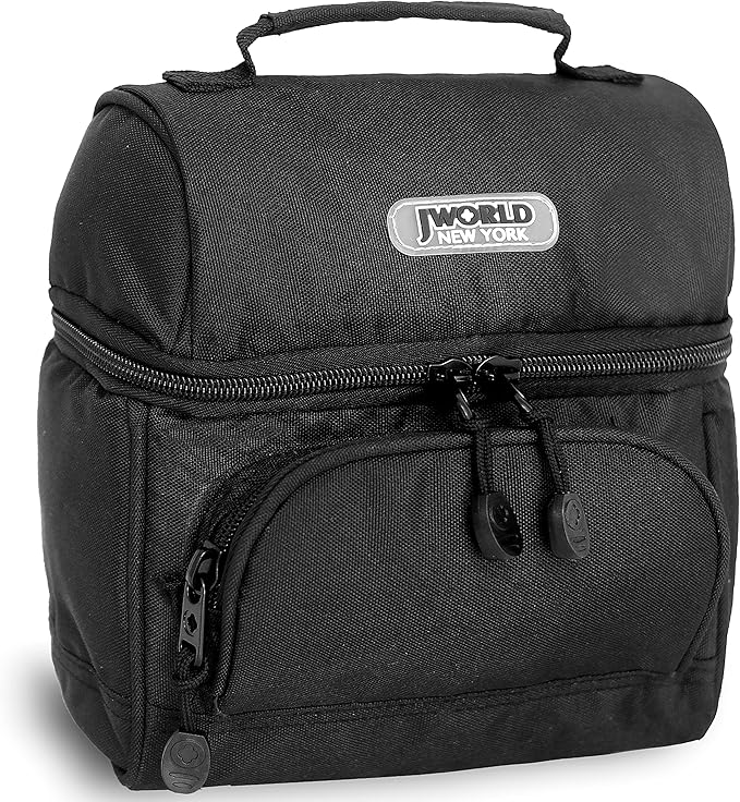 J World New York Corey Lunch Bag, Black, One Size