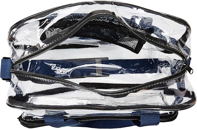 FOCO NFL Team Logo Clear See Through Stadium High End Messenger Bag