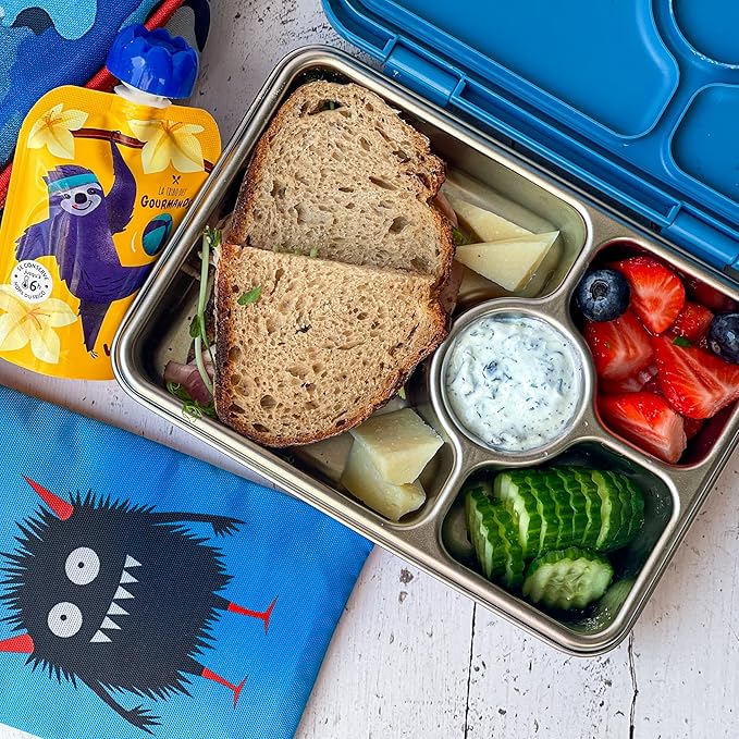 Yumbox Reusable Soft Ice Packs with Fabric Sleeve for Lunch Box and Cooler, Sweatproof, Pack of 2 Gel Ice Packs (Camo)