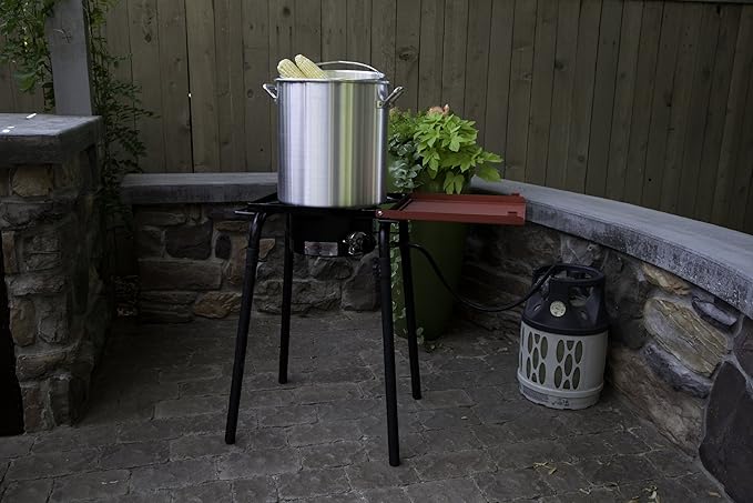 Camp Chef Aluminum Pot & Basket - Includes Lid, Basket & Removal Hook - Perfect for Boiling, Simmering & Steaming - Easy-to-Clean Cooking Pot - 24 Quart Pot