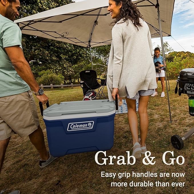 Coleman Classic Series Insulated Portable Cooler, Leak-Resistant Outdoor Hard Cooler Keeps Ice up to 5 Days, 52/70/120/150 Quart