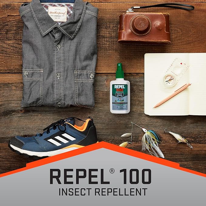 Repel 100 Insect Repellent, Pump Spray, 4-Fluid Ounces, 10-Hour Protection