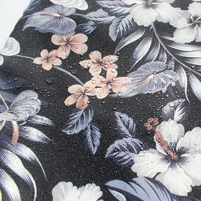 ESVAN Original Floral Water Resistant Large Tote Bag Shoulder Bag for Gym Beach Travel Daily Bags Upgraded