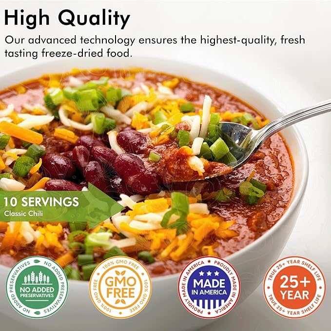 Numanna Grab-n-Go Buckets 240 Servings Freeze-Dried Premade Meals | 25+ Year Shelf Life | Non-Perishable, Ready-to-Eat Breakfast & Dinner Everyday Meals | Emergency Food Kit | Made in USA Pack of 3