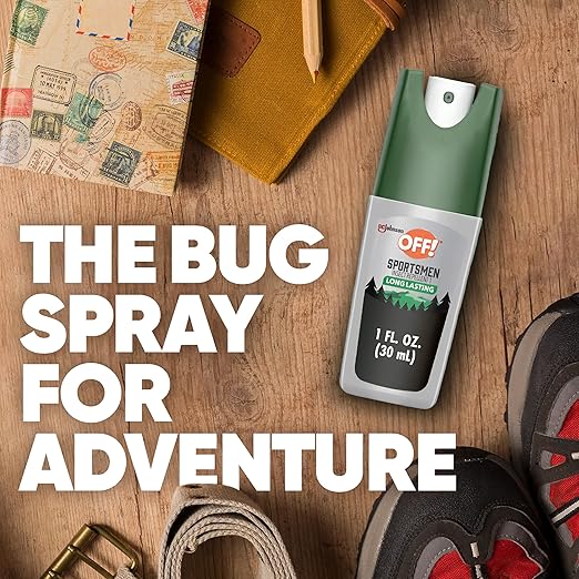 OFF! Deep Woods Sportsmen Insect Repellent Spritz, Maximum Strength, Bug Spray with up to 10 Hours of Protection, 1 oz (Pack of 12)
