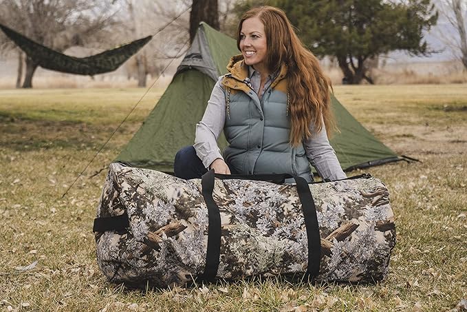 North Star Sports Large Duffle Bag for Travel Heavy Duty Gym Bag | Foldable and Weatherproof Tactical Gear Bags for Tactical Equipment, or as Carry on Travel Duffel Bags