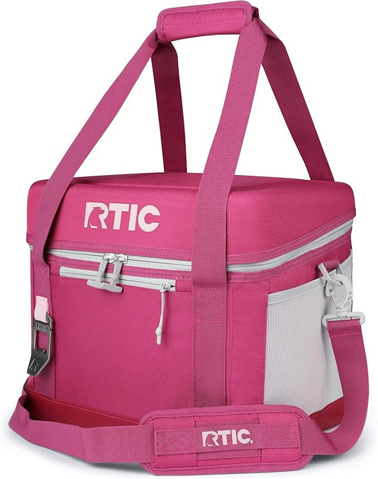 RTIC 15 Can Everyday Cooler, Soft Sided Portable Insulated Cooling for Lunch, Beach, Drink, Beverage, Travel, Camping, Picnic, for Men and Women