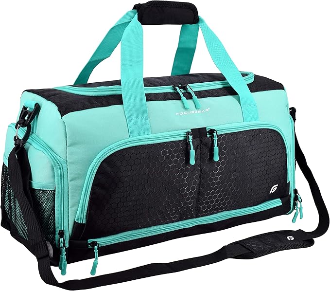Ultimate Gym Bag 2.0: The Durable Crowdsource Designed Duffel Bag with 10 Optimal Compartments Including Water Resistant Pouch