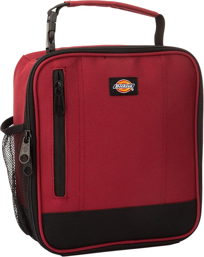Dickies Basic Insulated Lunch Bag for Work, Thermal Reusable Office Lunch Box for Men, Women (Bloodstone)