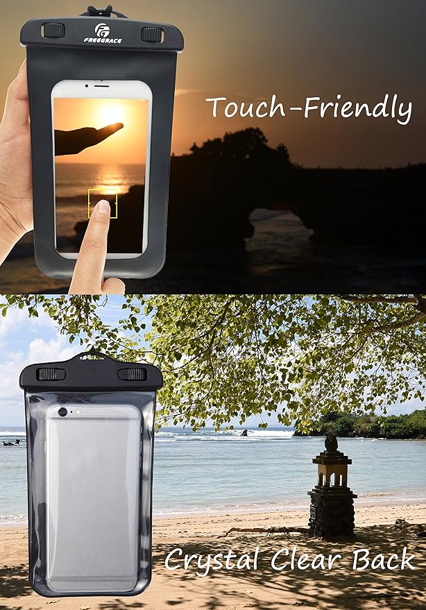 Waterproof Dry Bag - Lightweight Dry Sack with Seals and Waterproof Case - Float on Water - Keeps Gear Dry for Kayaking, Beach, Rafting, Boating, Hiking, Camping and Fishing