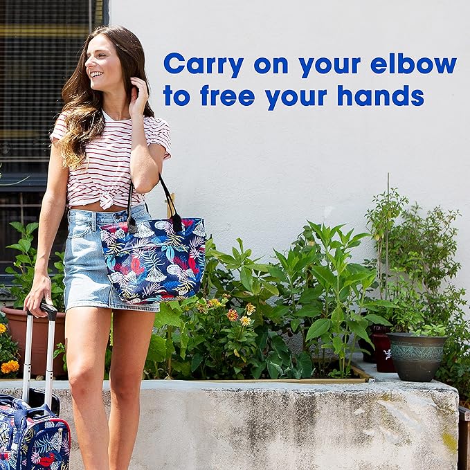 J World Lola Lunch Tote Bag. Cute Insulated Lunch-Box for Women & Teen Girls, Tribal