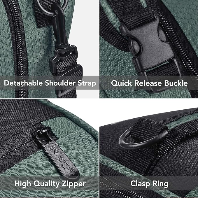 Expandable Insulated Lunch Bag, Leakproof Flat Lunch Cooler Tote with Shoulder Strap for Men and Women, Suitable for Work & Office by Tirrinia, Grey