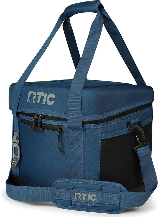 RTIC 15 Can Everyday Cooler, Soft Sided Portable Insulated Cooling for Lunch, Beach, Drink, Beverage, Travel, Camping, Picnic, for Men and Women