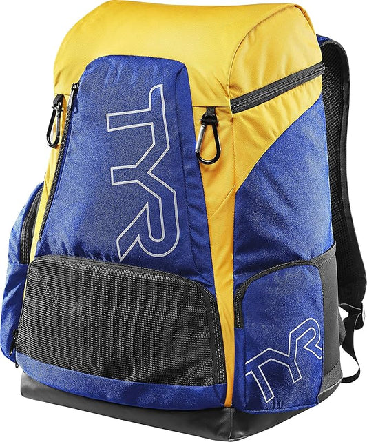 TYR Alliance Backpack, Royal/Gold, 45 Liter